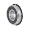 A & I Products Bearing, Ball; 6200 Series, Flat Edge, W/ Snap Ring 3" x3" x2" A-6204-2RSNR-I - alternate 1